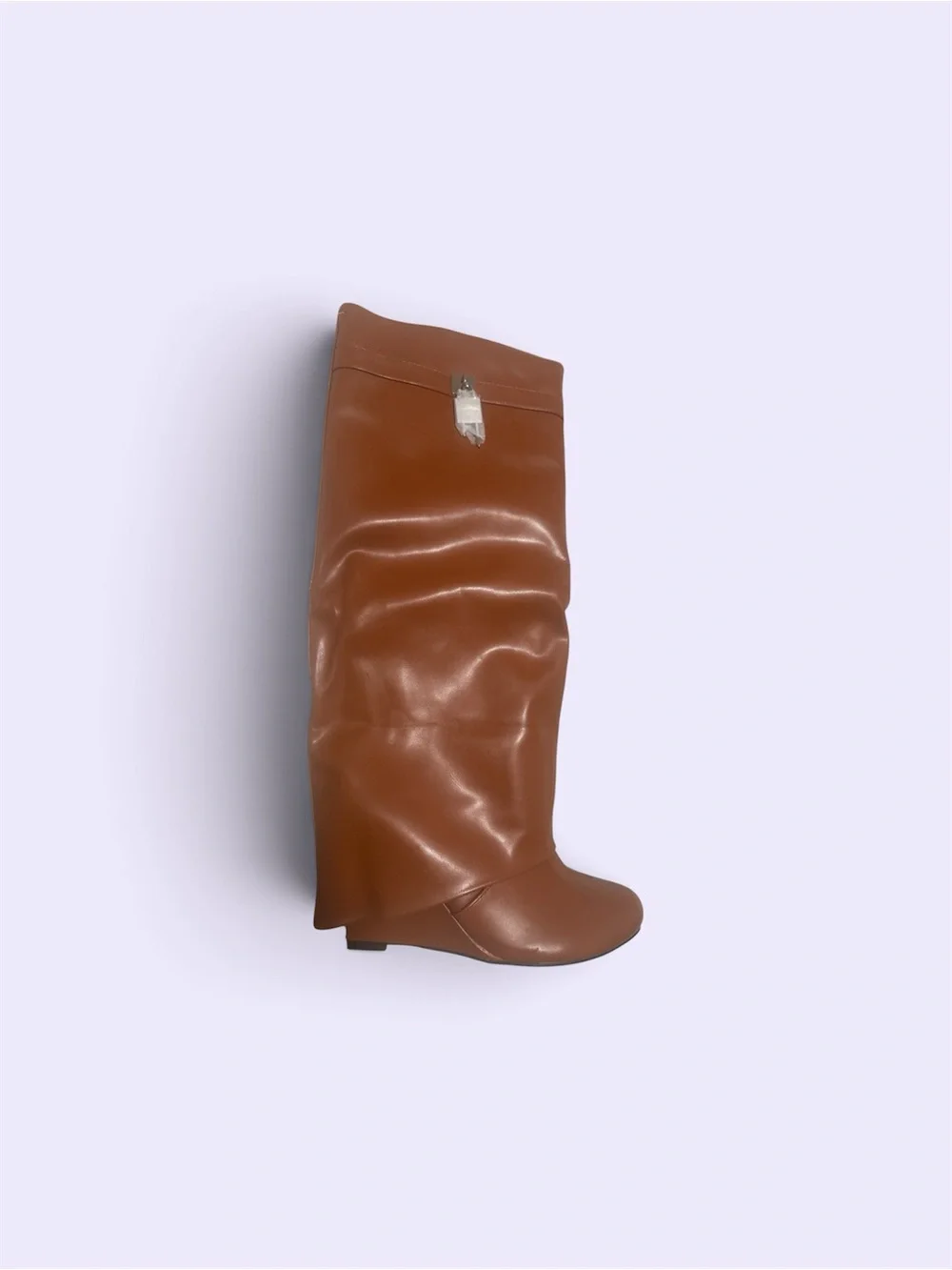 Brown Women's Knee-High Leather Boot